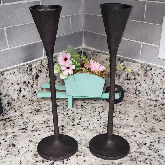 Pottery Barn Petaluma Candlestick holder 12"